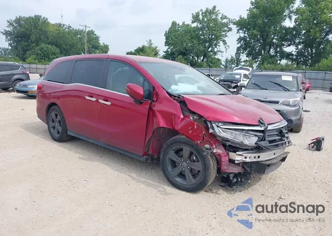2022 Honda Odyssey Ex z USA, uszkodzony, nr VIN 5FNRL6H53NB005686